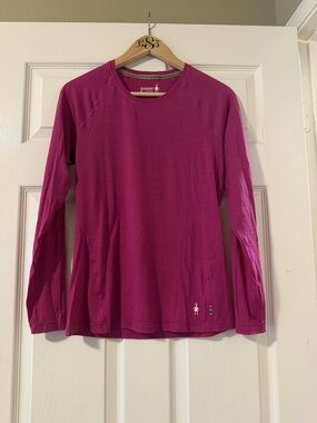Smartwool Women's Long Sleeve Base Layer - Magenta